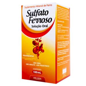 Sulfato Ferroso Arte Nativa Solução Oral 100Ml