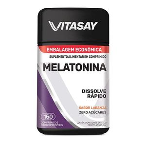 Vitasay Melatonina Sabor Laranja 150 Comprimidos