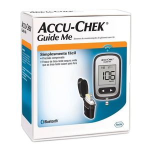 Kit Aparelho de Glicose Accu-Chek Guide Me+10Tiras
