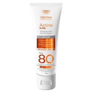 Actine Protetor Solar Ultra Sem Cor FPS80 40g