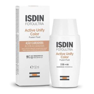 Clareador e Protetor Solar ISDIN Active Unify com cor FPS99