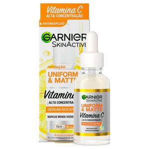 Sérum Facial Garnier Uniform e Matte Vitamina C 15ml