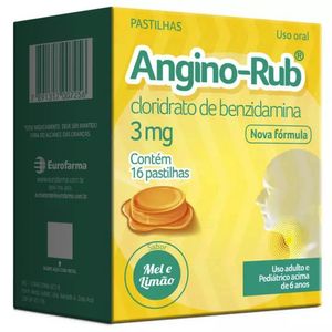 Angino Rub Mel Limão 16 Pastilhas
