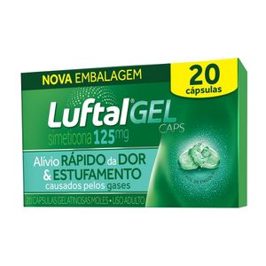 Luftal Gel Simeticona 125mg 20 Cápsulas
