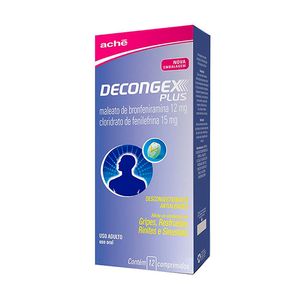 Decongex Plus 12 + 15mg 12 Comprimidos