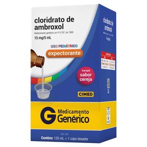 Cloridrato de Ambroxol 3mg Cimed Genérico Xarope 120ml