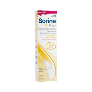 Sorine Jet Baby 0,9% Solução Nasal Spray 100ml