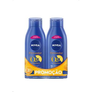 Kit Hidratante Corporal Nivea Firmador Q10 Com 2 Unidades 400ml Cada