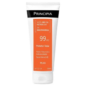 Protetor Solar Corporal Principia FPS99 36,5% Filtros UV+2% Niacinamida PS-03 200ml