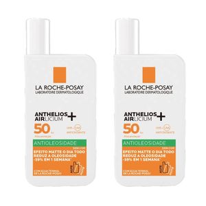 Protetor Solar Anthelios Airlicium FPS50 Antioleosidade Sem Cor 40ml - Kit 2