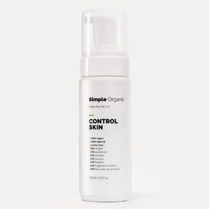 Espuma De Limpeza Facial Simple Organic Control Skin 150ml