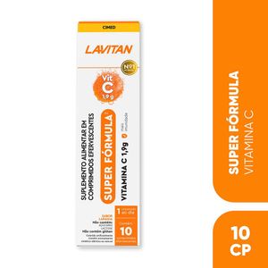 Lavitan Vitamina C 1,9g 10 Comprimidos Super Fórmula