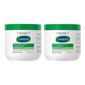 Kit 2 Cetaphil Gel Creme Hidratante Rápida Absorção 453g cada
