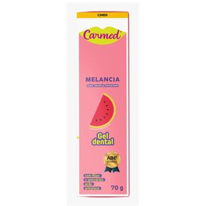 Gel Dental Carmed com Flúor de Melancia 70g