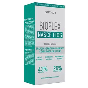 Kit Bioplex Nesce Fios Shampoo 300ml + Tônico 60ml