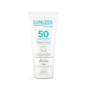 Protetor Solar Facial Sunless Gel Translúcido FPS50 60g