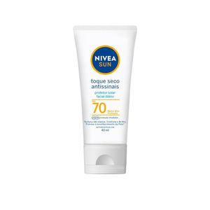 Protetor Solar Nivea Sun Toque Seco Anti Sinais 40ml fps 70