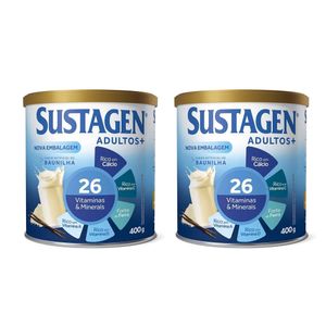 Kit com 2 Sustagen Baunilha 400g
