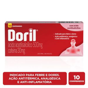 Doril 500 330 Mg 10 Comprimidos