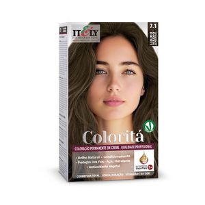 Tinta de Cabelo Coloritá Itely Louro Médio Acinzentado 7.1