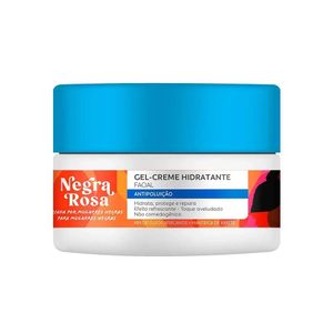 Gel Creme Hidratante Facial Antipoluição Negra Rosa 100g