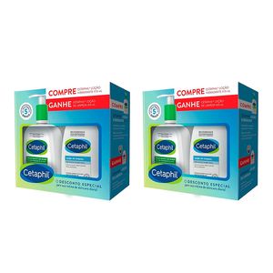 Kit 2 Cetaphil Loção Hidratante 473g + Loção de Limpeza 120ml cada