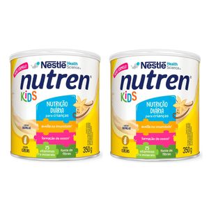 Kit 2 Suplemento Alimentar Nutren Kids Baunilha 350g cada