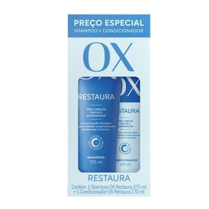 Shampoo Ox Restaura 375ml+Condicionador 170ml