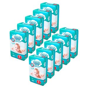 Kit Fralda Descartável Flock Baby G 440 Tiras