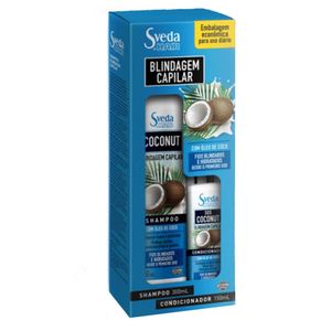 Shampoo 300ml + Condicionador Sveda Blindagem Capilar Coco 150ml