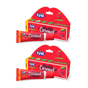 Kit 2 Hidratante Labial Carmed Fini Amora com Cor 10g Cada