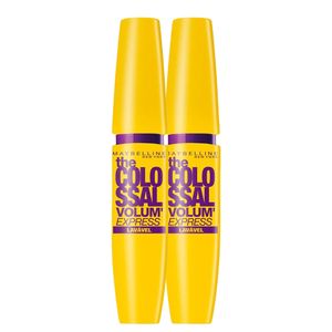 Kit 2 Máscara de Cílios Maybelline Colossal Lavável Preto