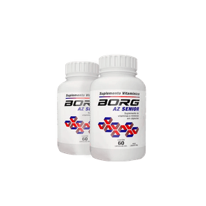 Kit Borg Az Sênior 1000mg 120 Cápsulas