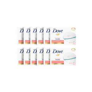 Kit c/12 Sabonetes Dove Micelar Anti Stress 90g cada