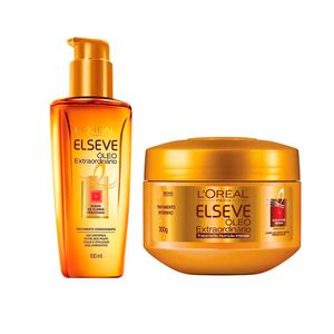 Kit Elseve Óleo  Extraordinário - Óleo Capilar 100ml+Creme Tratamento 300g