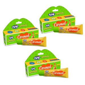 Kit 3 Carmed Labial Fini Banana 10g