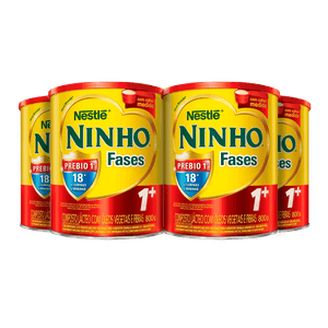 Kit 4x800g Composto Lácteo Ninho Fases 1+ Prebio