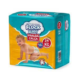 Fralda Flock Baby Calça XG 24 Unidades
