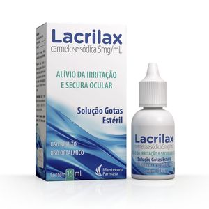 Lacrilax Mantecorp 5mg/ml Colírio de 15ml