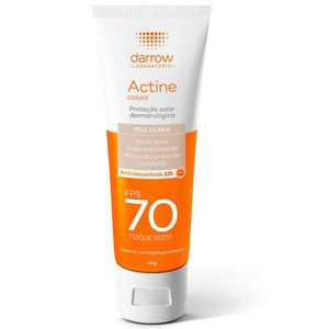 Protetor Solar  Actine Colors Darrow Pele Clara Fps 70 40g