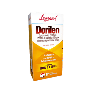 Dorilen Legrand  com 12 comprimidos