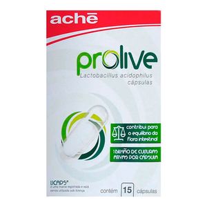 Prolive Ache Farma com 15 cápsulas