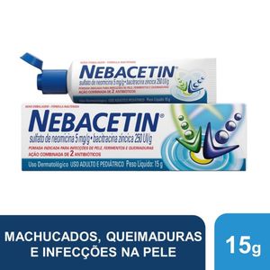 Nebacetin Takeda 250Ui/G+ 5mg/G pomada 15g