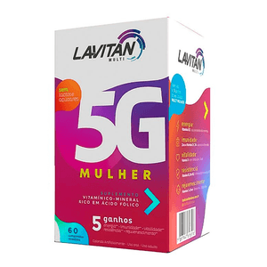 Lavitan 5g Cimed Multi Mulher com 60 comprimidos revestidos