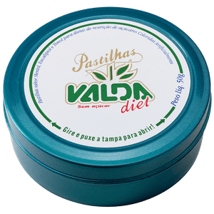 Valda Canonne Pastilha Diet Lata 1,8Kcal/Pastilha 50g