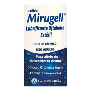 Mirugel Latinofarma solução Oftálmica 5ml