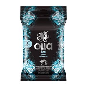 Preservativo Olla Ice com 3 Unidades