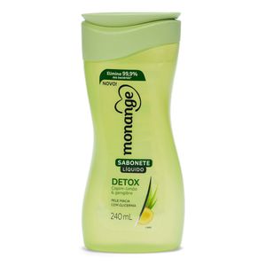 Sabonete Monange Detox líquido 240ml