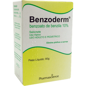 Sabbonete Benzoderm Pharmascience 60g