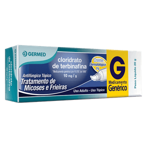 Cloridrato de Terbinafina Germed 10mg/G creme Dermatológico com 20g